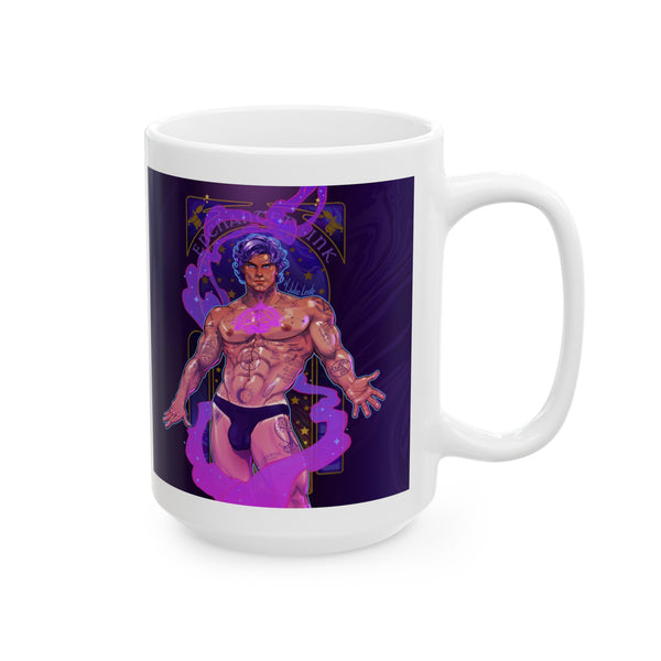 Enchanted Ink / LUCA Ceramic Mug, (11oz or 15oz)